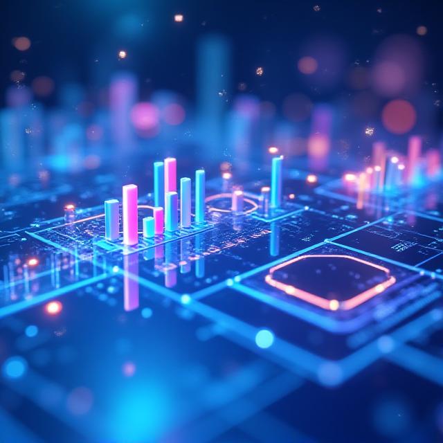 Data visualization of employee performance metrics